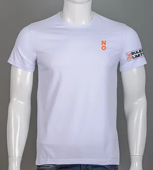 Футболка чоловіча NO limit 2528м (Уп.4шт M-XXL), Білий
