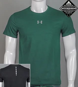 Футболка чоловіча Under Armour Reflective Смарагдовий 2424м,  (1шт), M