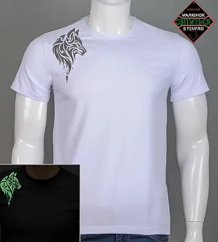 Футболка чоловіча Wolf 2508м (Уп.4шт M-XXL), Білий