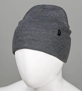 Шапка-лопатка з відворотом, FERO, Антрацит