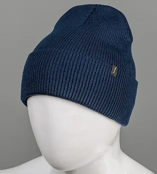 Подвійна Резинка з відворотом без підкладки FERO (С2107), Темно-синій