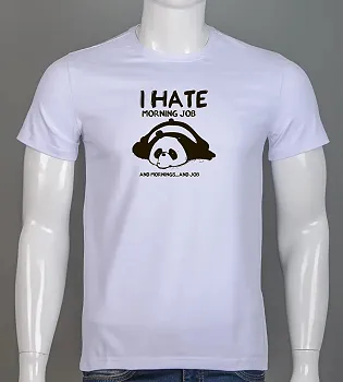 Футболка чоловіча Panda 2509м (Уп.4шт M-XXL), Білий