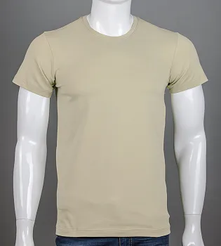 Футболка чоловіча Однотонна 2300м (Уп.4шт M-XXL), Таш