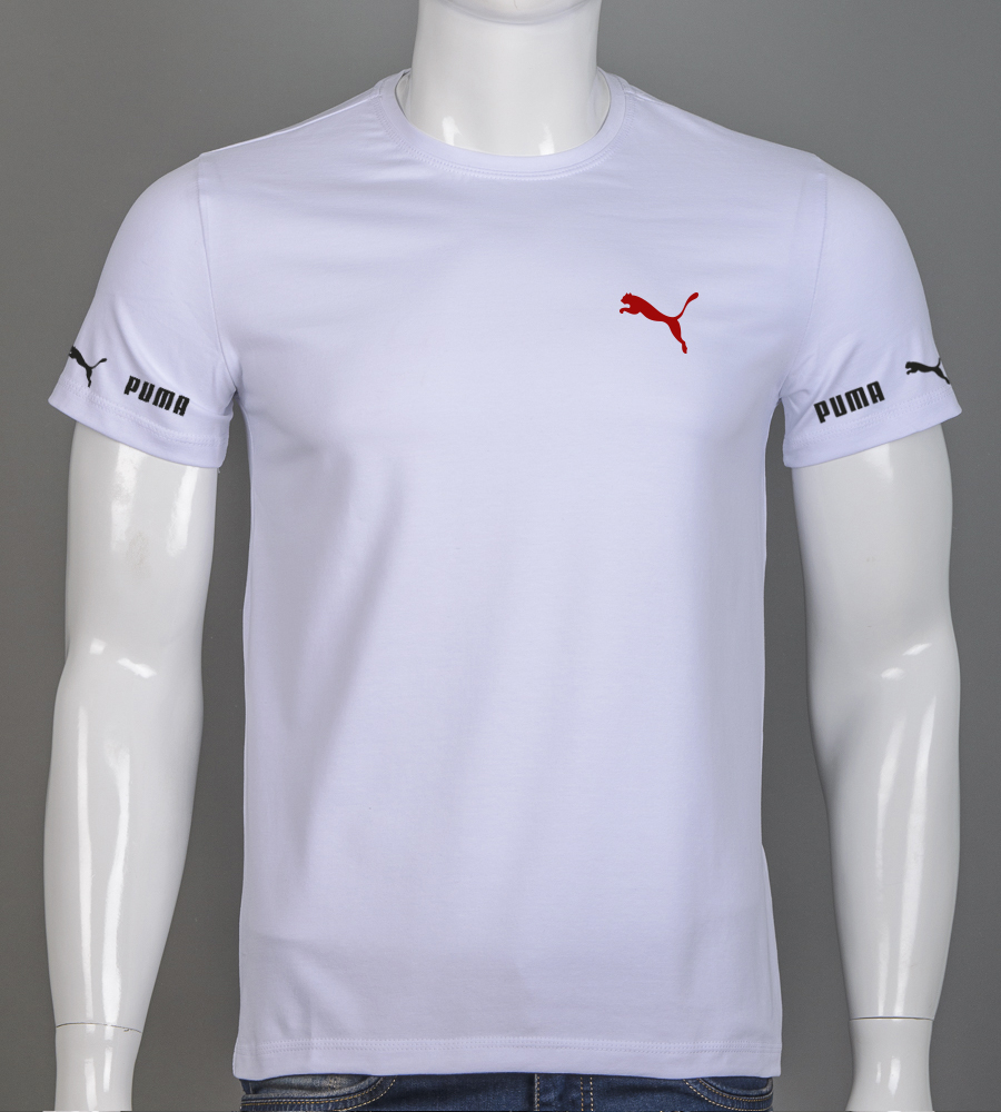 Футболка чоловіча Puma (рукава) 2550м (Уп.4шт M-XXL)
