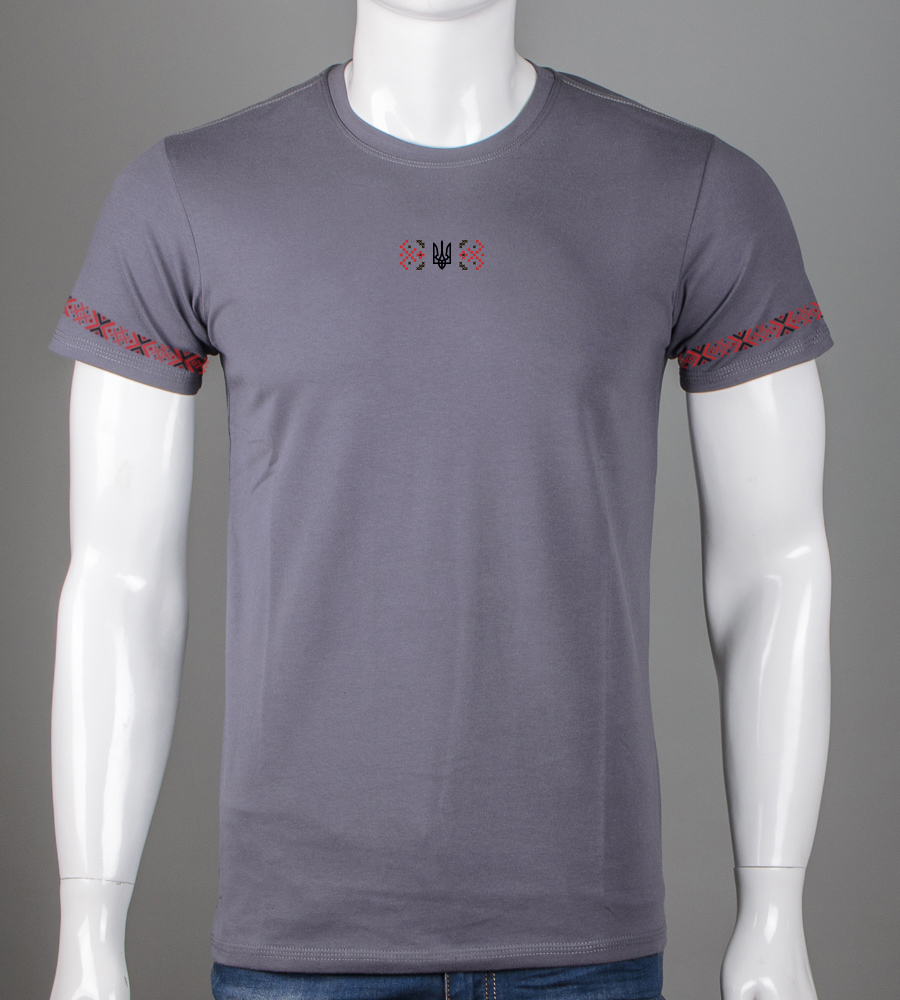 Футболка чоловіча Орнамент 2415м (Уп.4шт M-XXL)