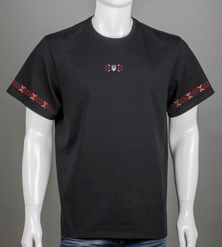 Футболка батал Орнамент 2415б (Уп.4шт 3XL,4XL)