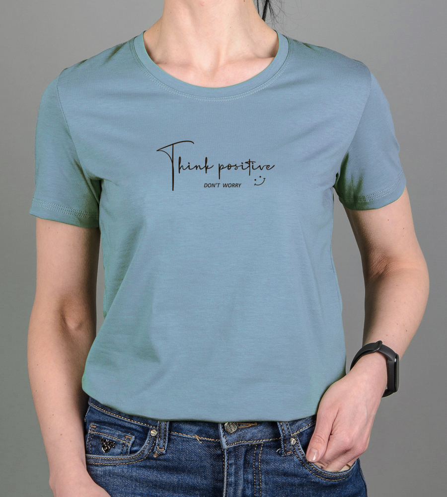 Футболка жіноча Think Positive 2314ж (Уп.4шт M-XXL), Полин 1