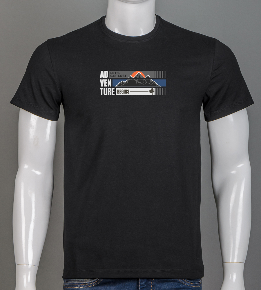 Футболка чоловіча Adventure 2527м (Уп.4шт M-XXL)