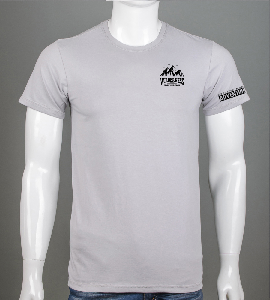 Футболка чоловіча Wilderness 2405м (Уп.4шт M-XXL), Світло-сірий 1